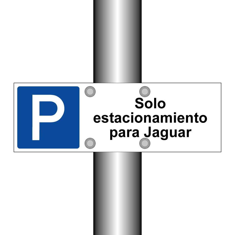Solo estacionamiento para Jaguar