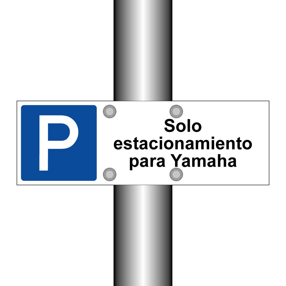 Solo estacionamiento para Yamaha