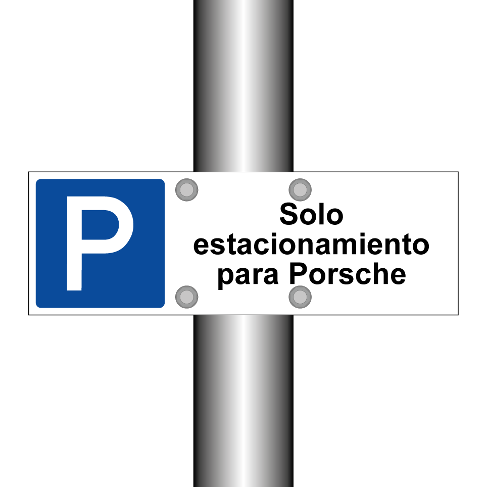 Solo estacionamiento para Porsche