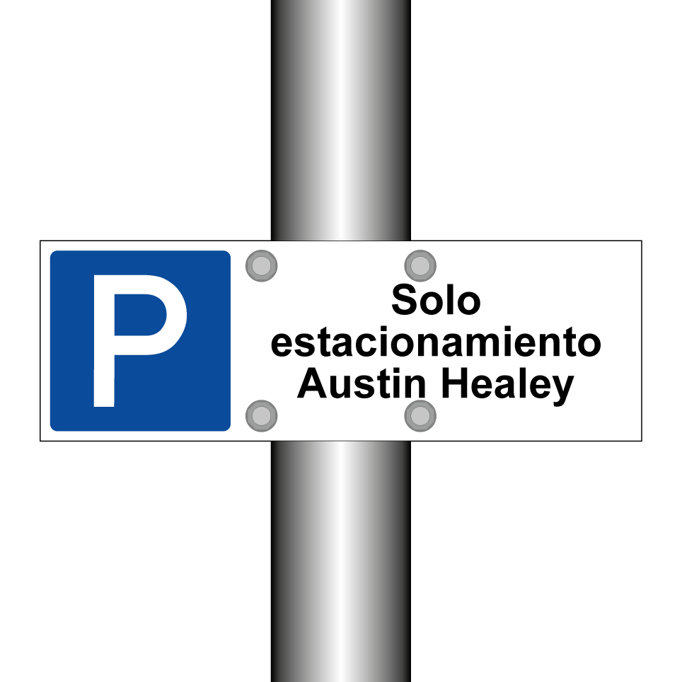 Solo estacionamiento Austin Healey