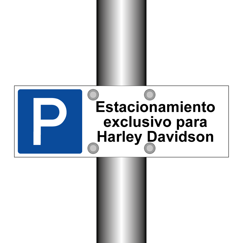 Estacionamiento exclusivo para Harley Davidson