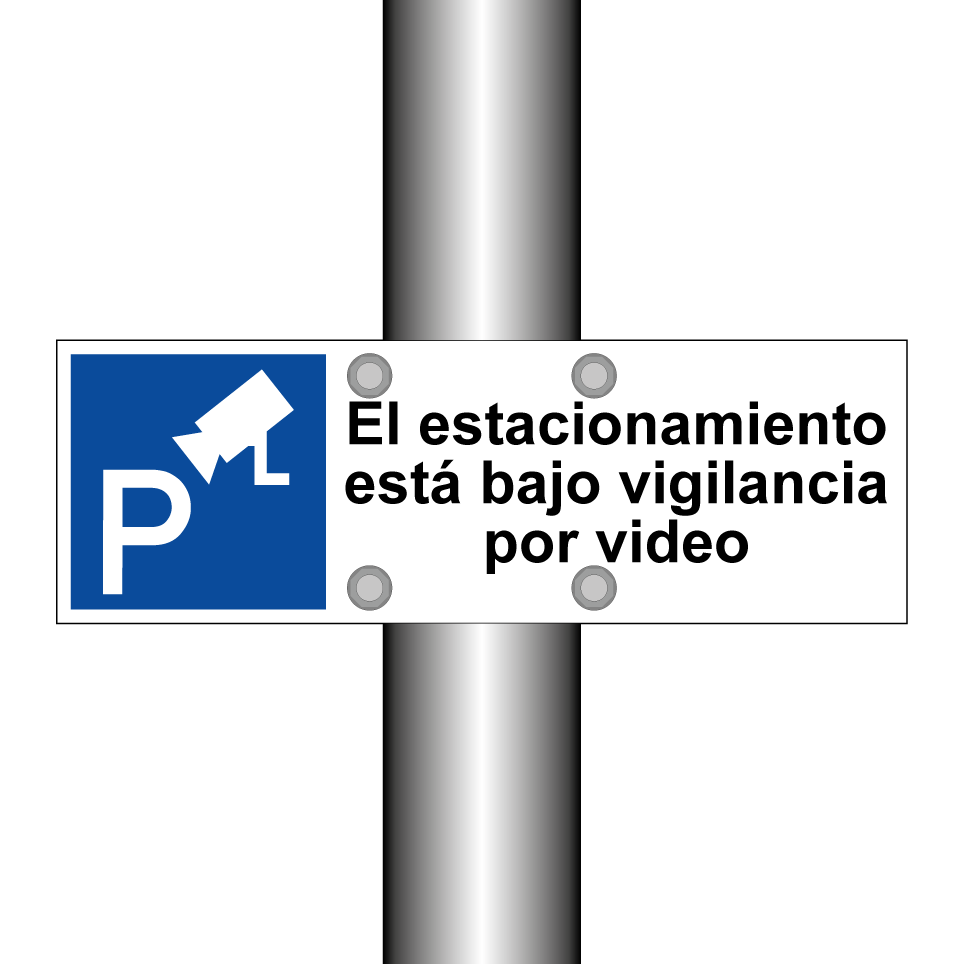El estacionamiento está bajo vigilancia por video