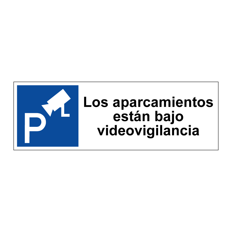 Los aparcamientos están bajo videovigilancia
