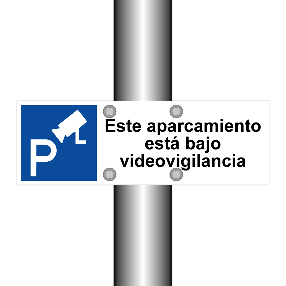Este aparcamiento está bajo videovigilancia