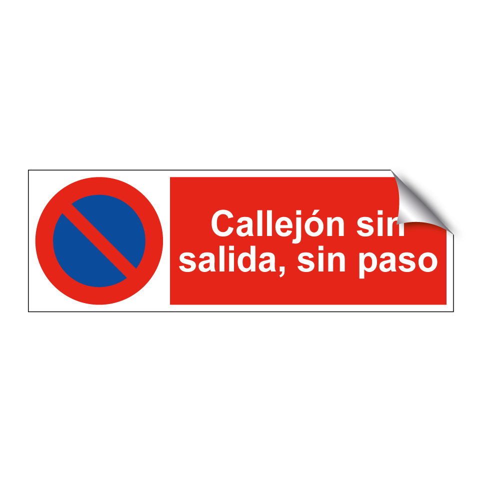 Callejón sin salida, sin paso