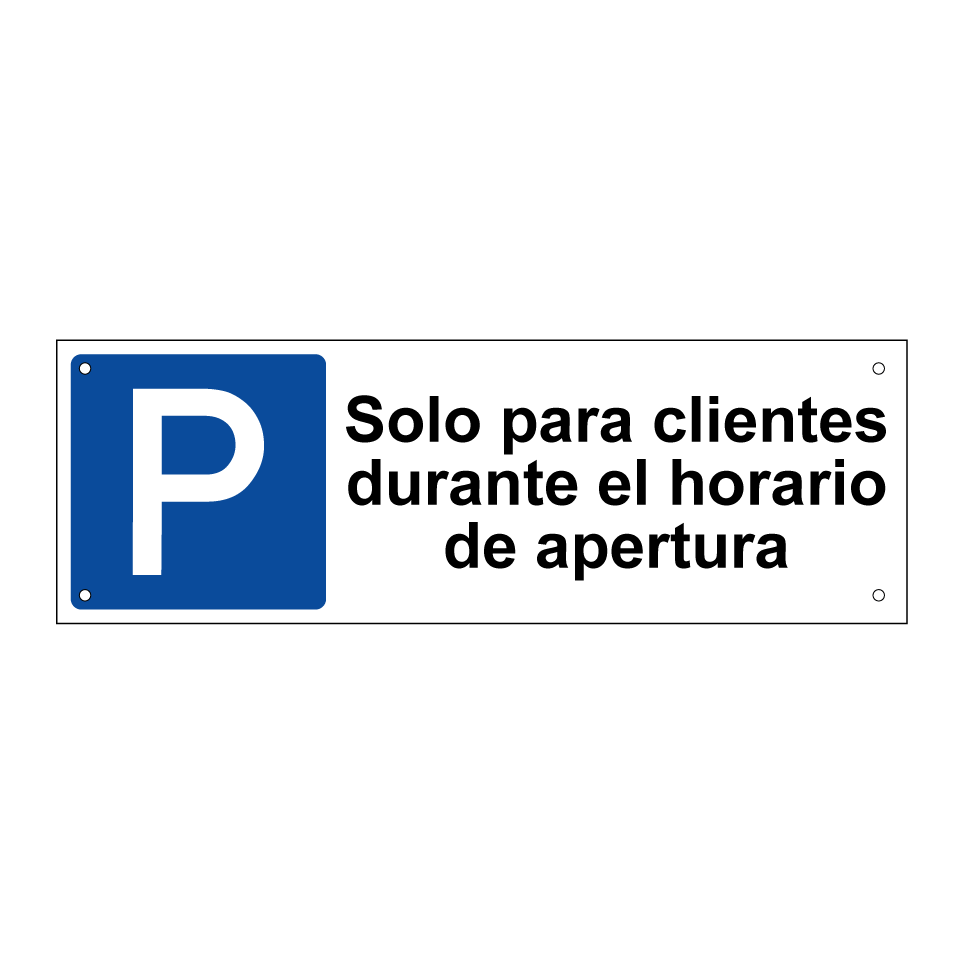 Solo para clientes durante el horario de apertura