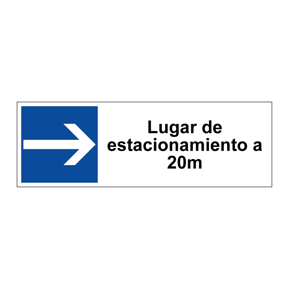 Lugar de estacionamiento a 20m