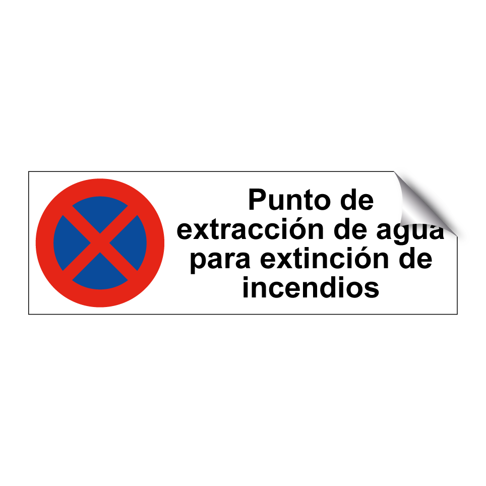 Punto de extracción de agua para extinción de incendios
