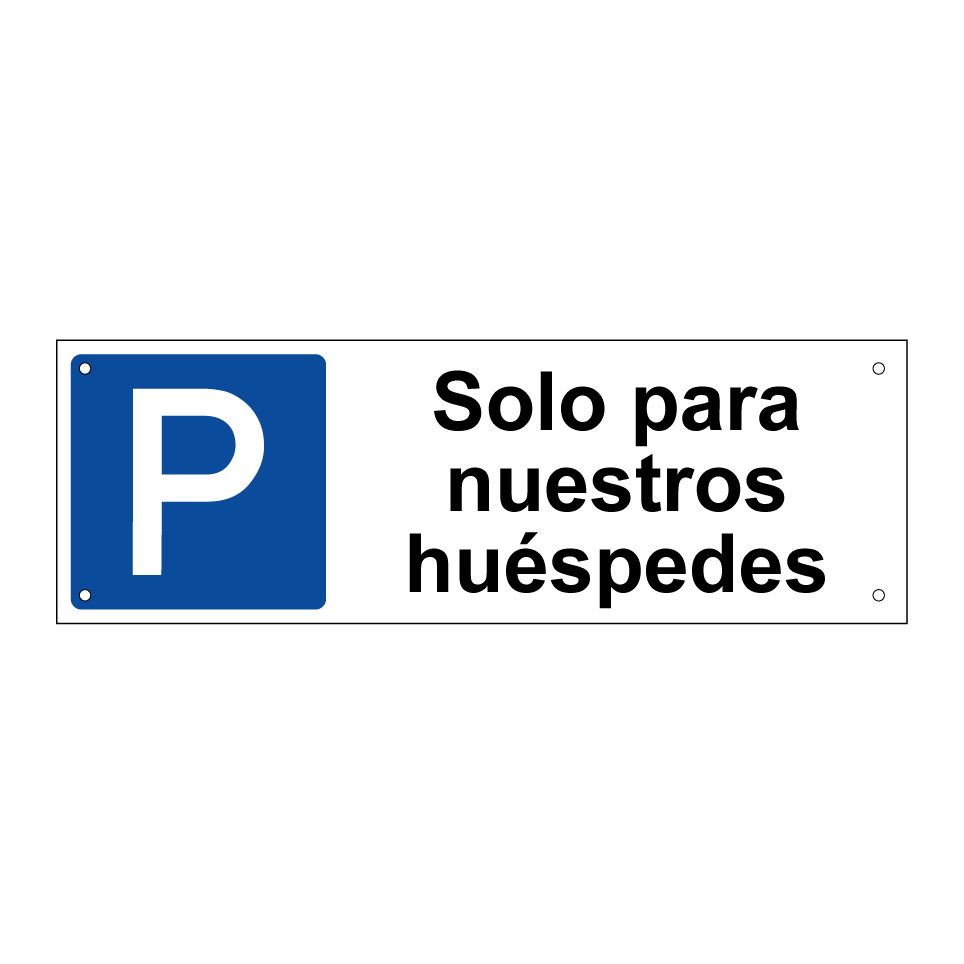 Solo para nuestros huéspedes