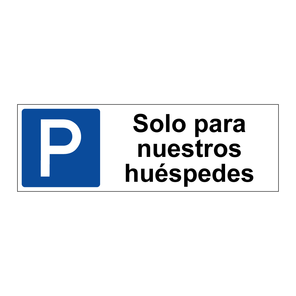 Solo para nuestros huéspedes