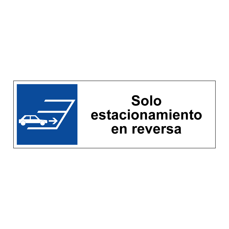Solo estacionamiento en reversa