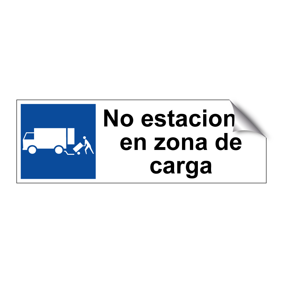 No estacionar en zona de carga