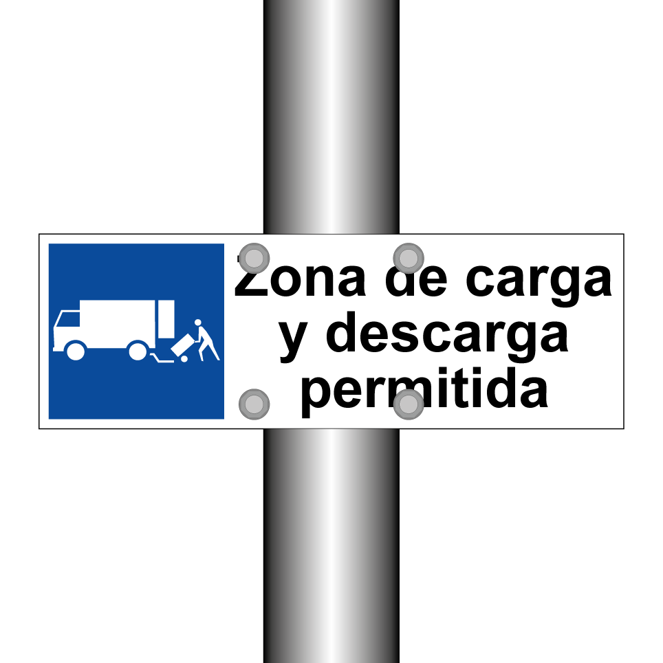 Zona de carga y descarga permitida