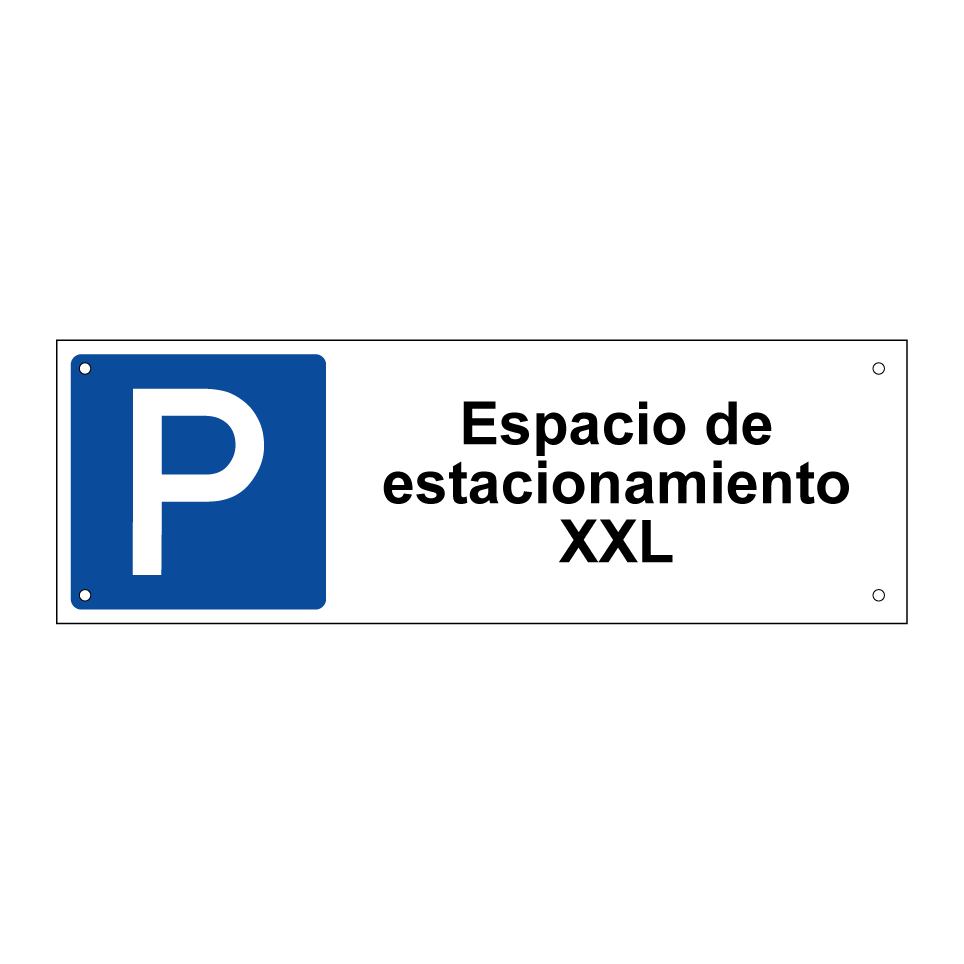 Espacio de estacionamiento XXL