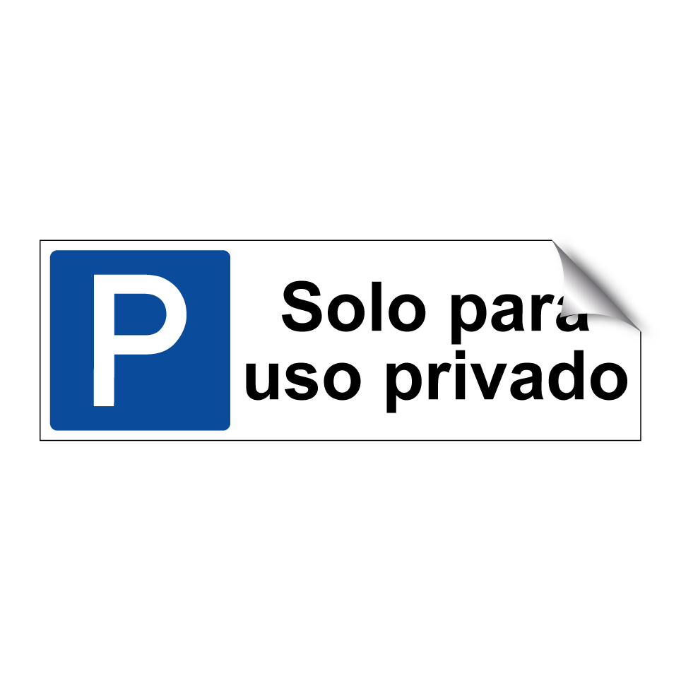 Solo para uso privado