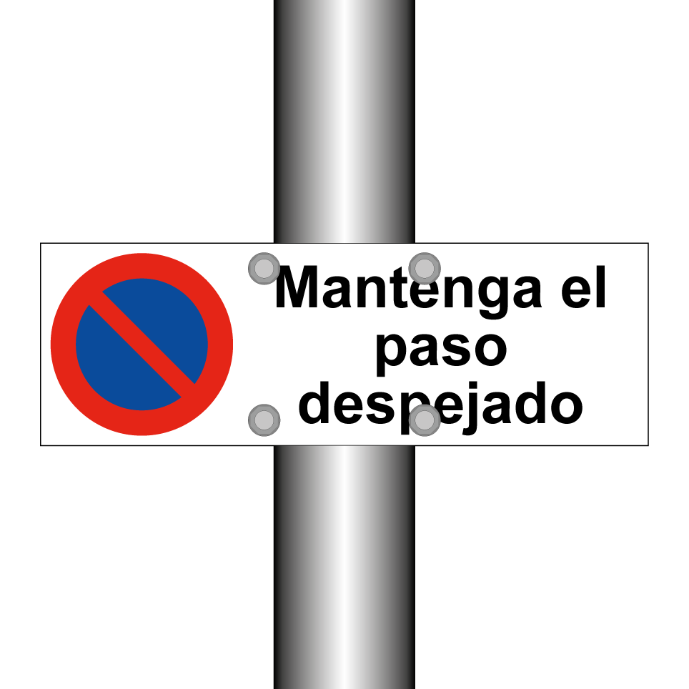 Mantenga el paso despejado