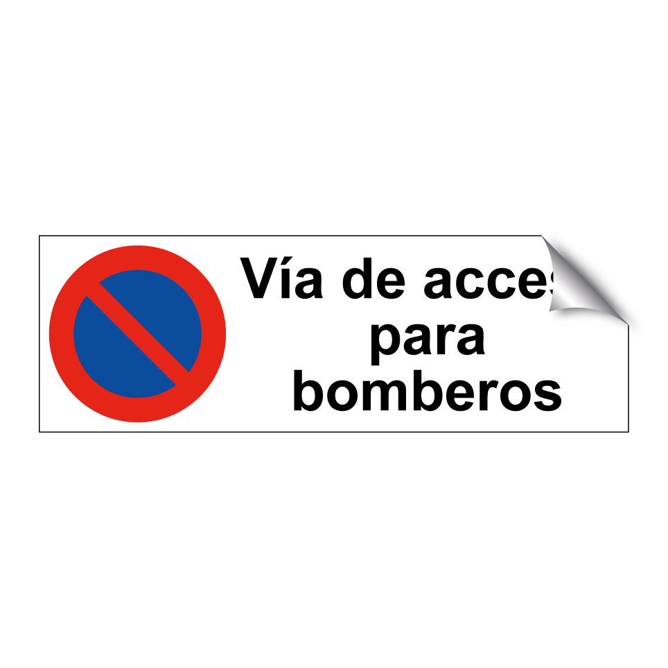 Vía de acceso para bomberos