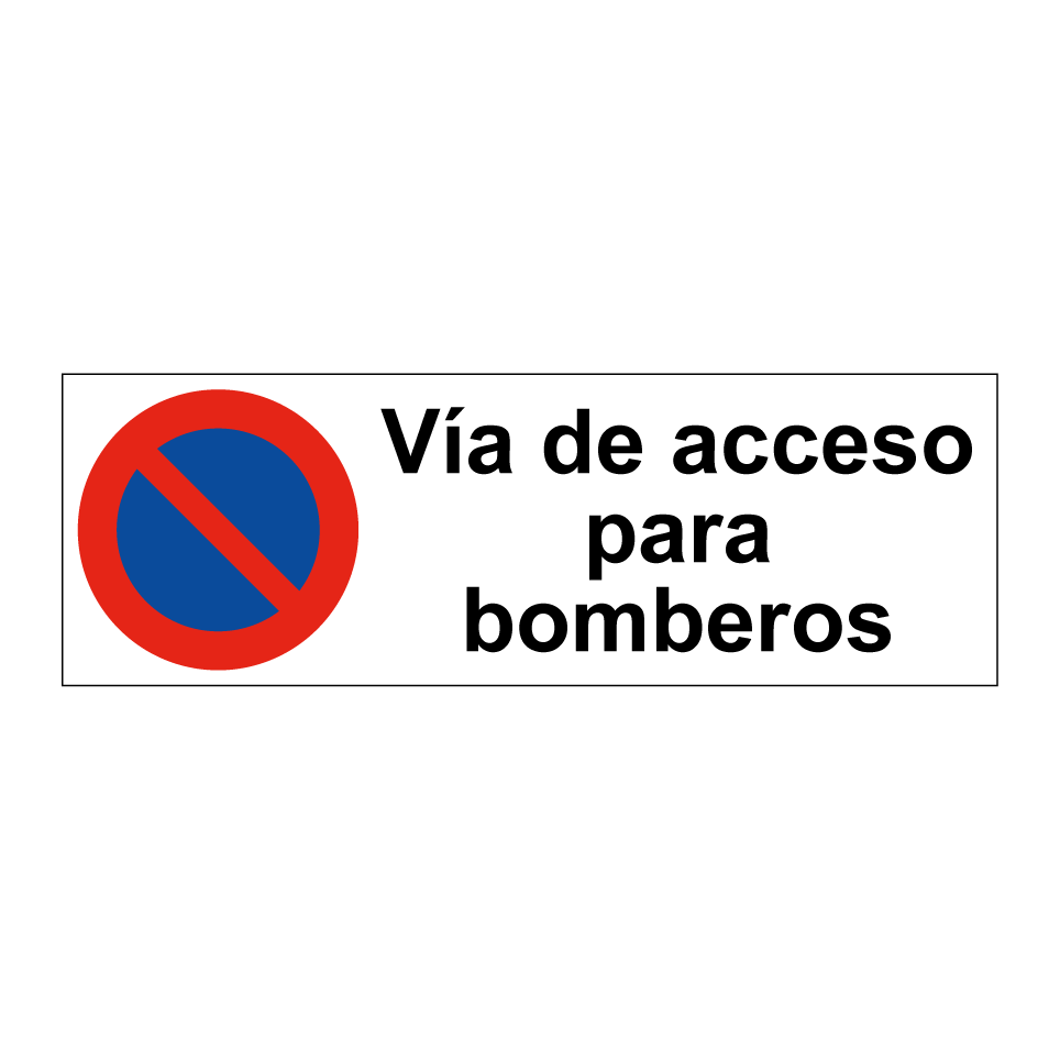Vía de acceso para bomberos