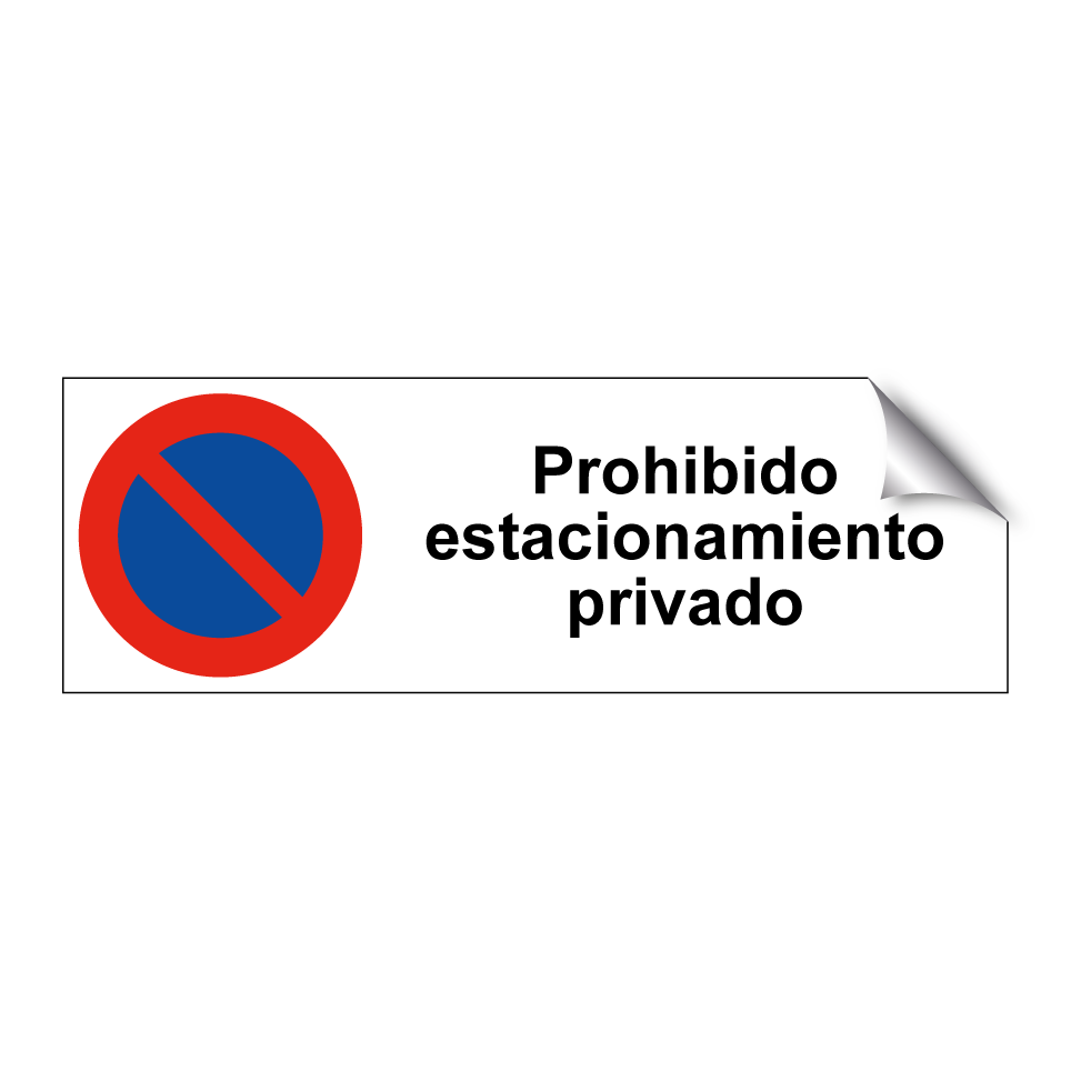 Prohibido estacionamiento privado