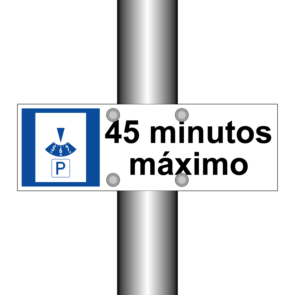 45 minutos máximo