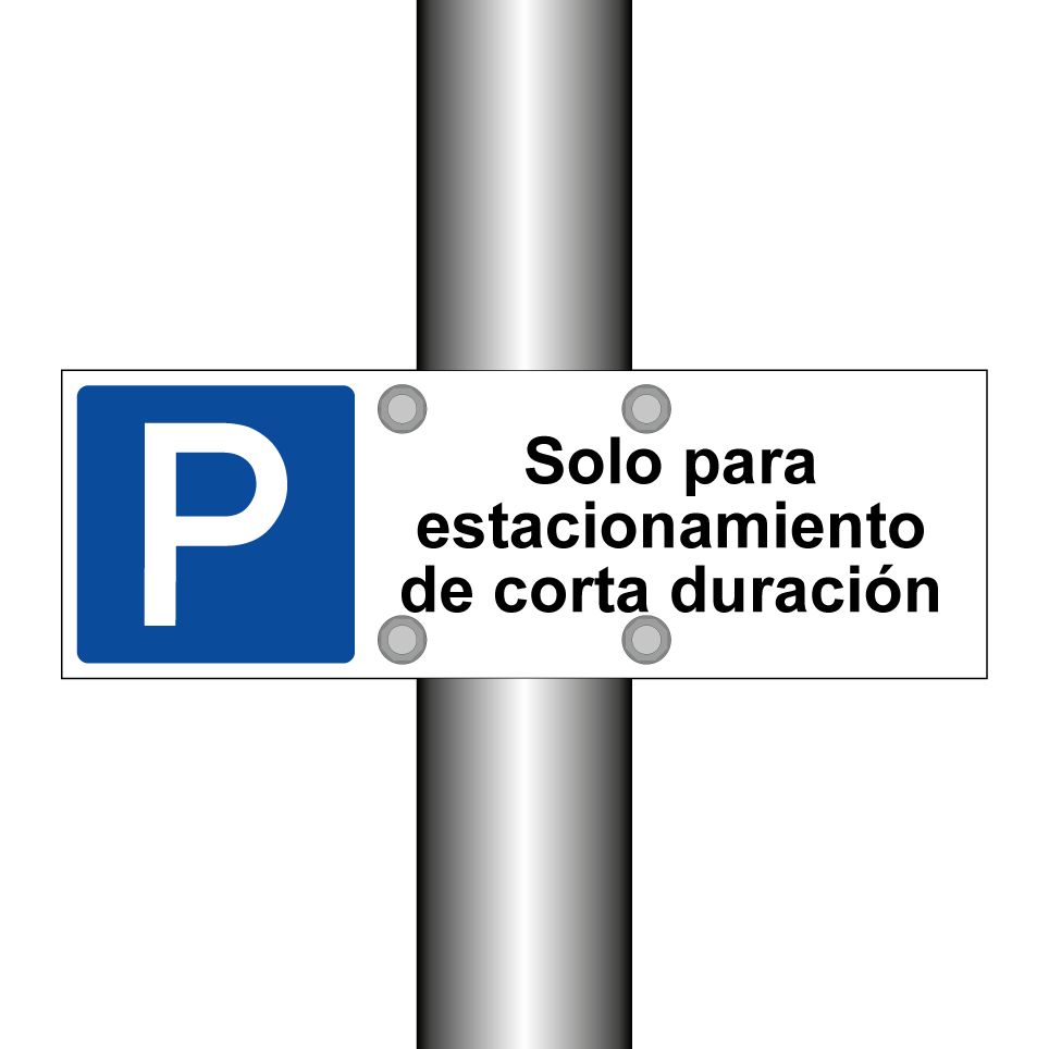 Solo para estacionamiento de corta duración