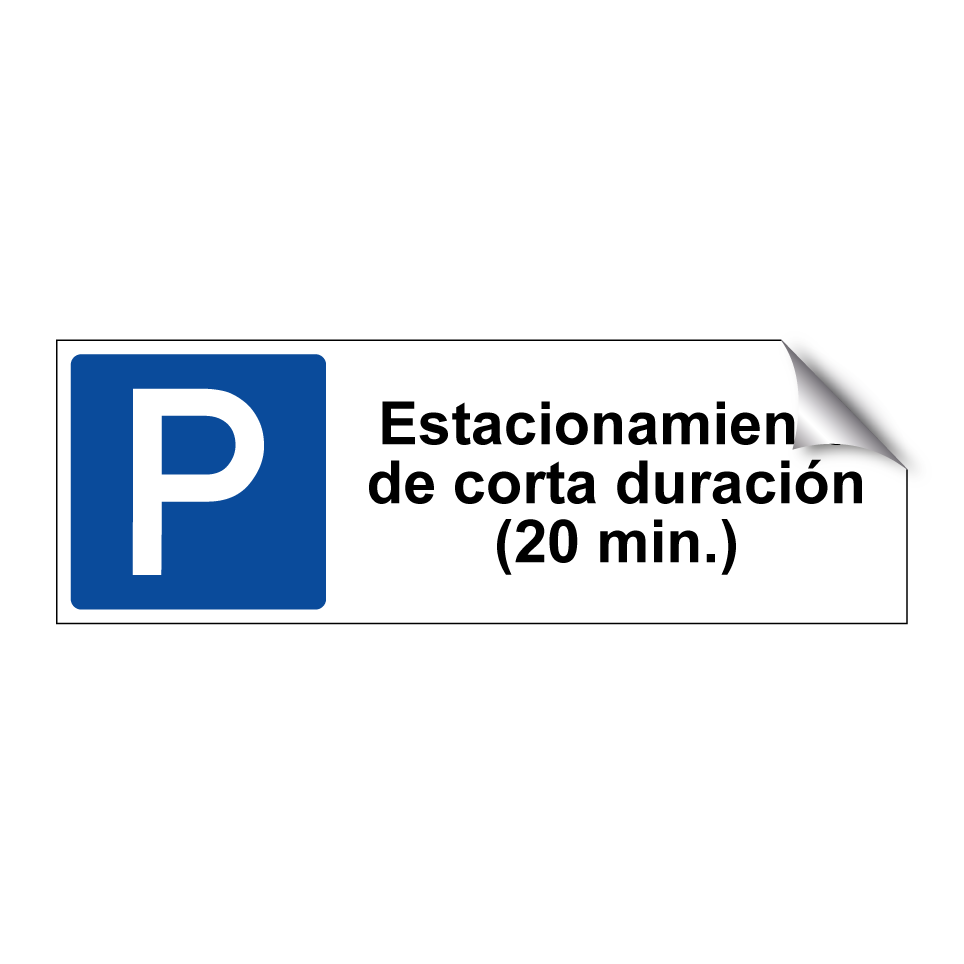 Estacionamiento de corta duración (20 min.)