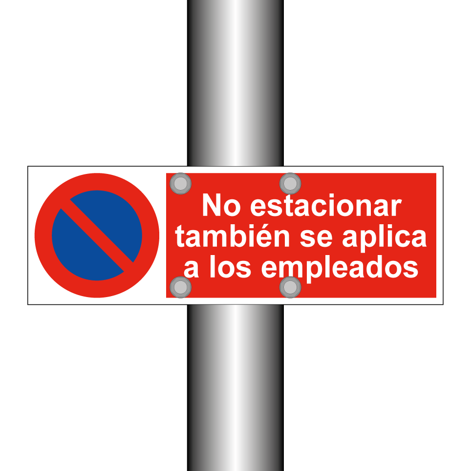No estacionar también se aplica a los empleados
