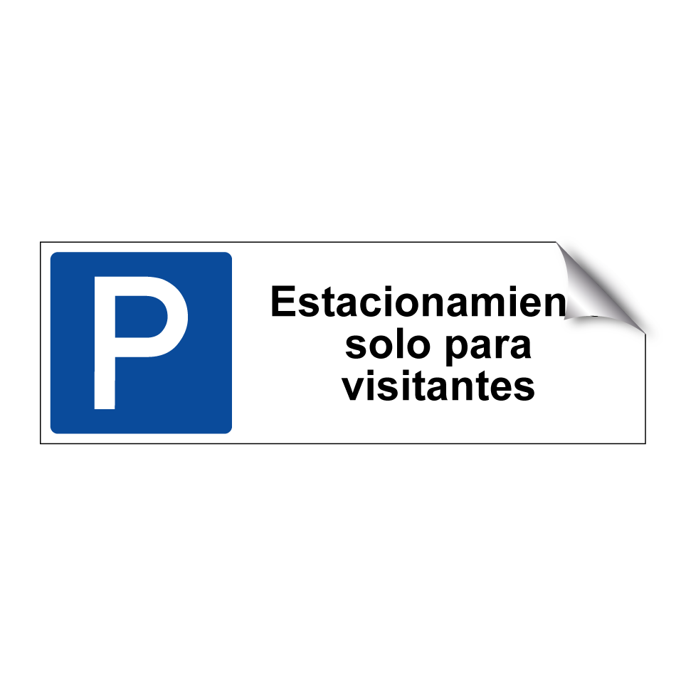 Estacionamiento solo para visitantes