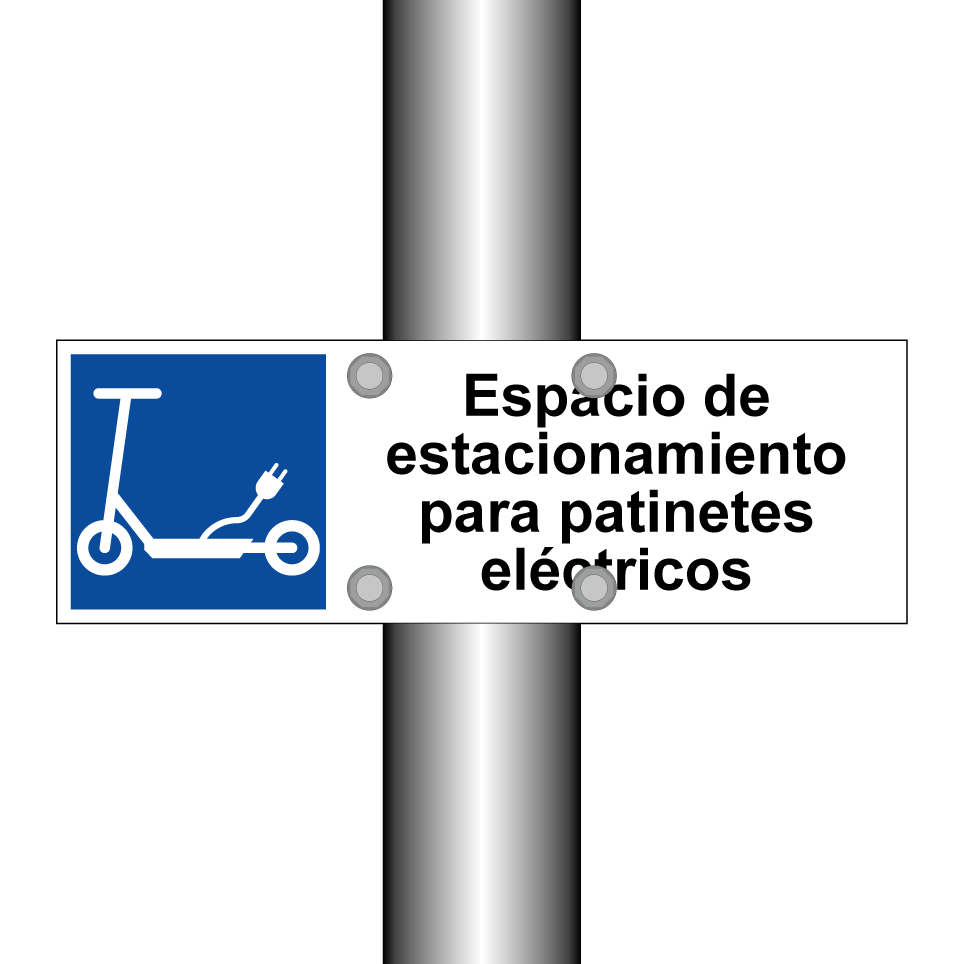 Espacio de estacionamiento para patinetes eléctricos