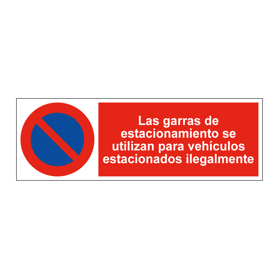 Las garras de estacionamiento se utilizan para vehículos estacionados ilegalmente