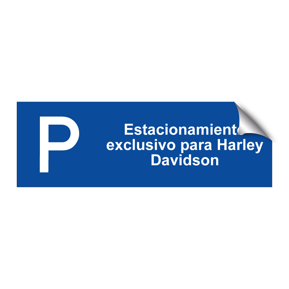 Estacionamiento exclusivo para Harley Davidson