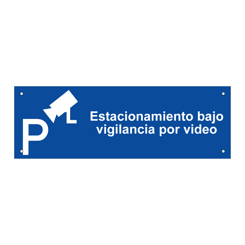 Estacionamiento bajo vigilancia por video