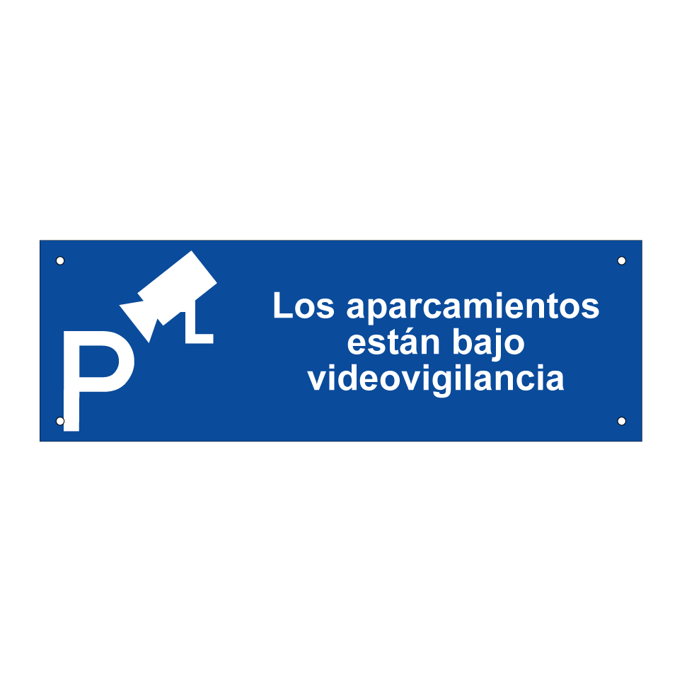 Los aparcamientos están bajo videovigilancia