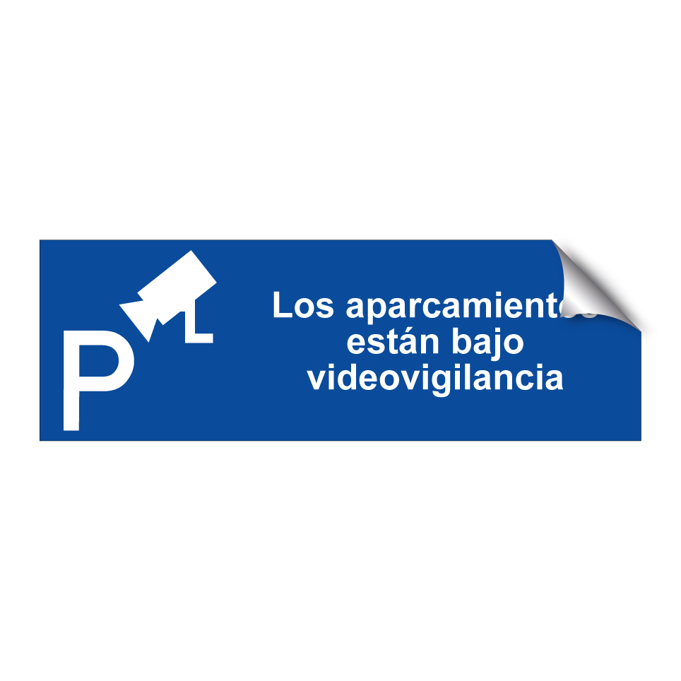 Los aparcamientos están bajo videovigilancia