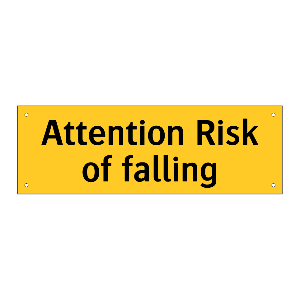 Attention Risk of falling