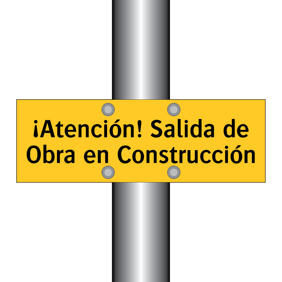 ¡Atención! Salida de Obra en Construcción