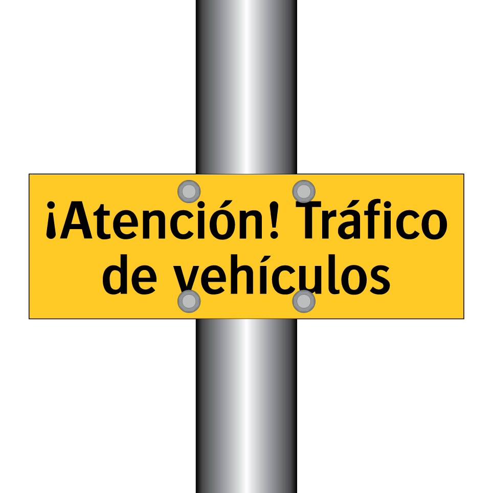 ¡Atención! Tráfico de vehículos