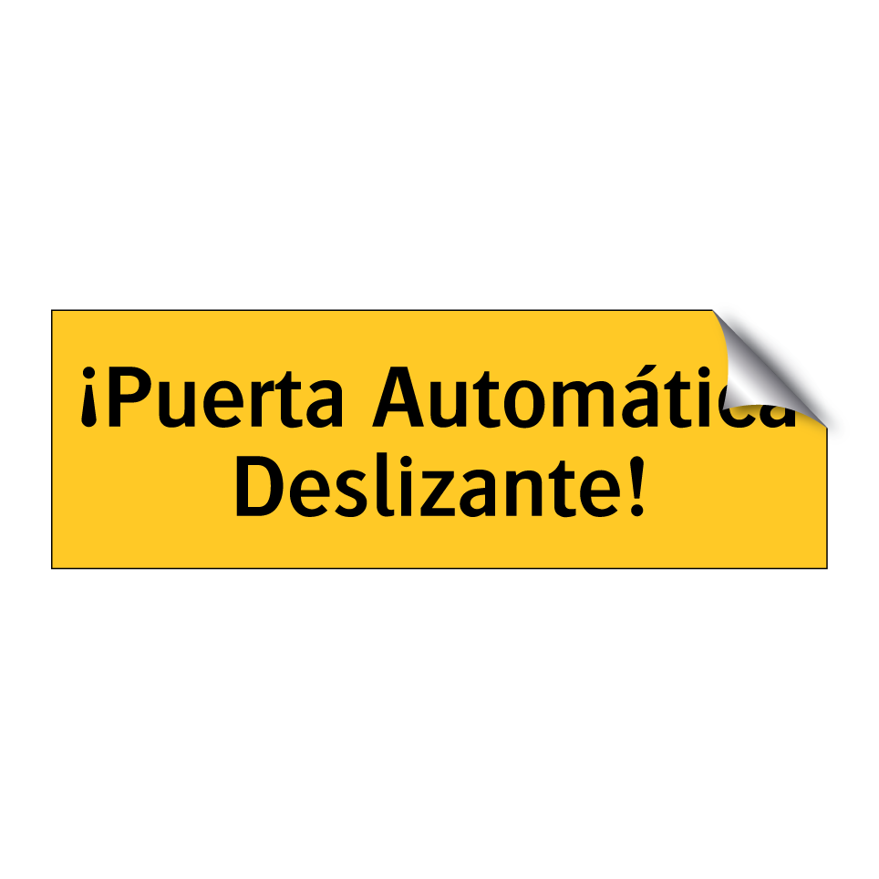 ¡Puerta Automática Deslizante!