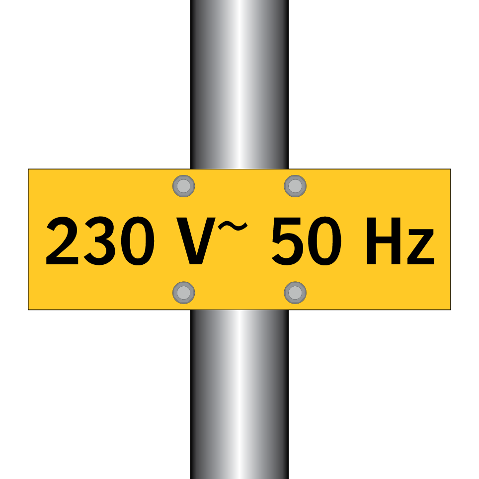 230 V~ 50 Hz