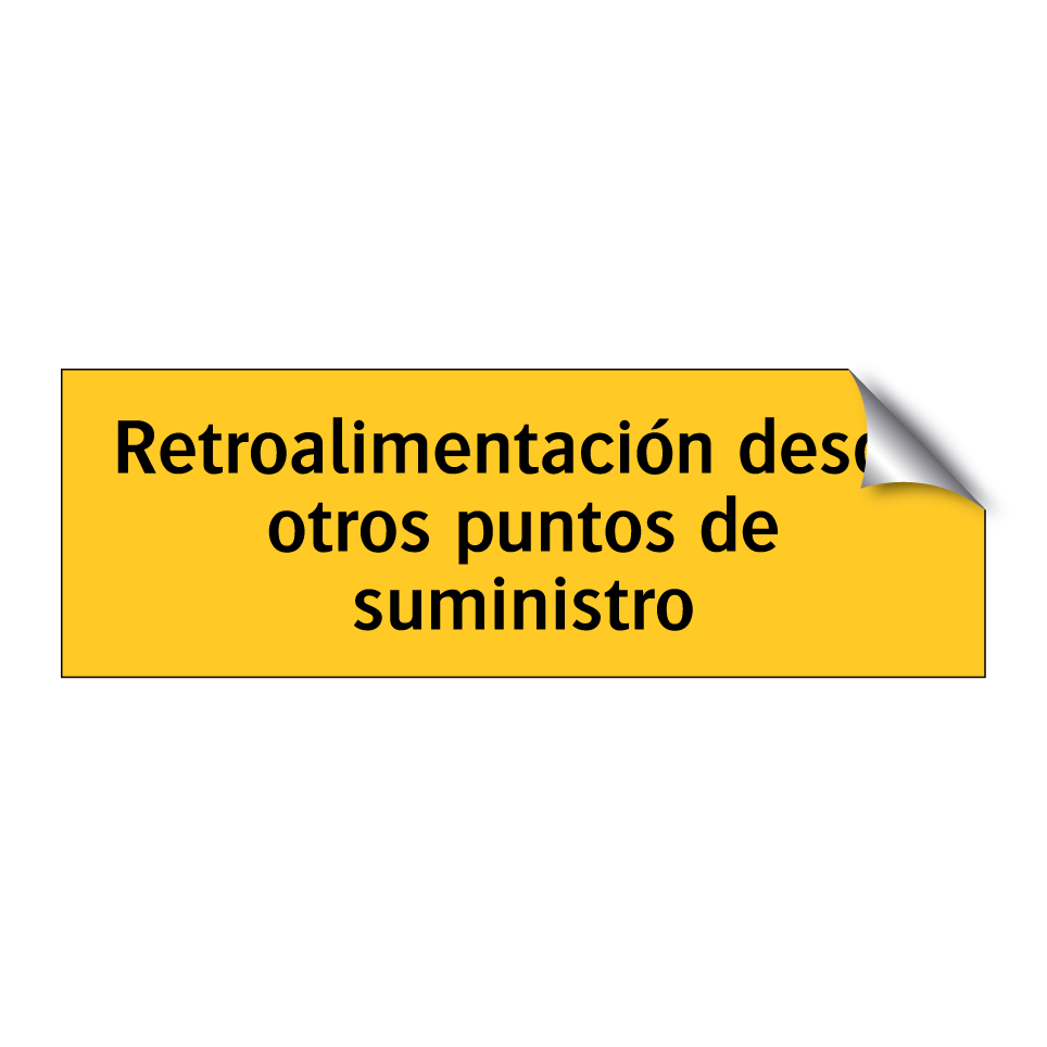 Retroalimentación desde otros puntos de suministro