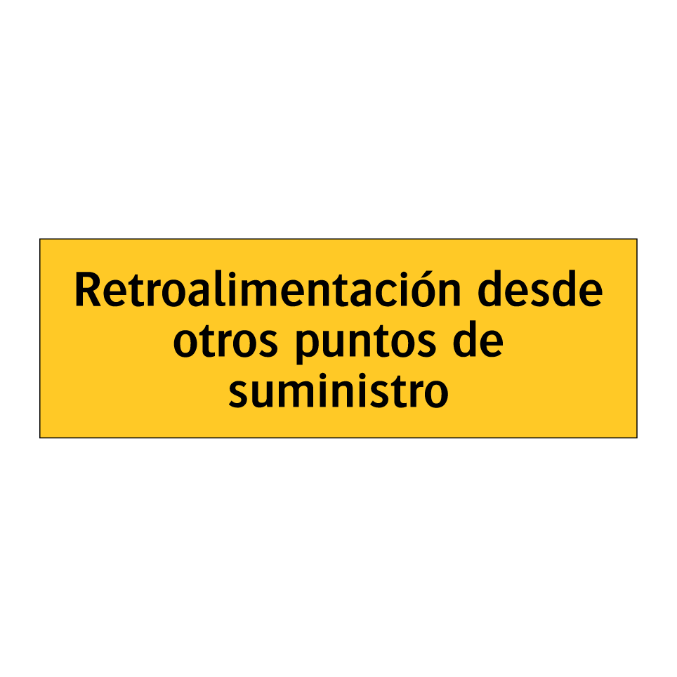 Retroalimentación desde otros puntos de suministro