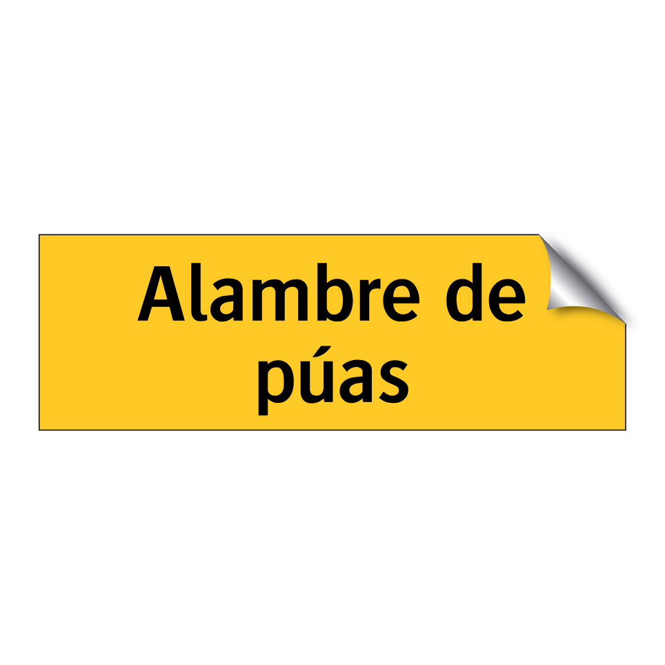 Alambre de púas