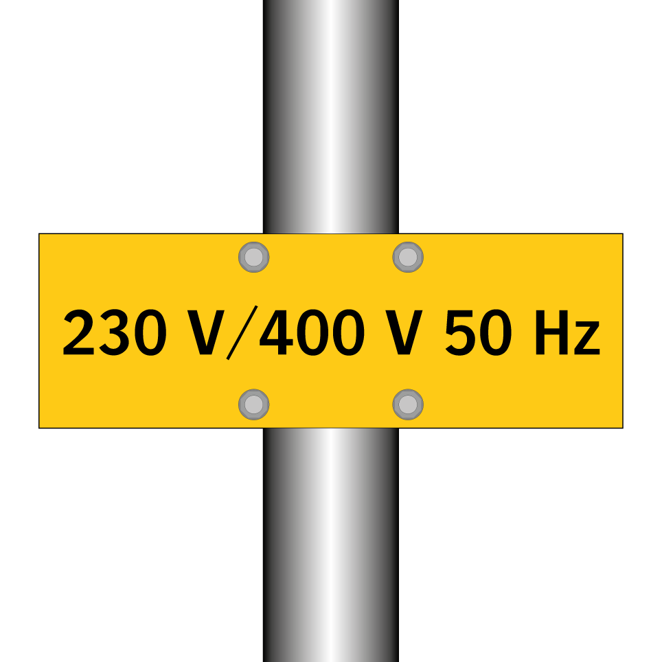230 V/400 V 50 Hz