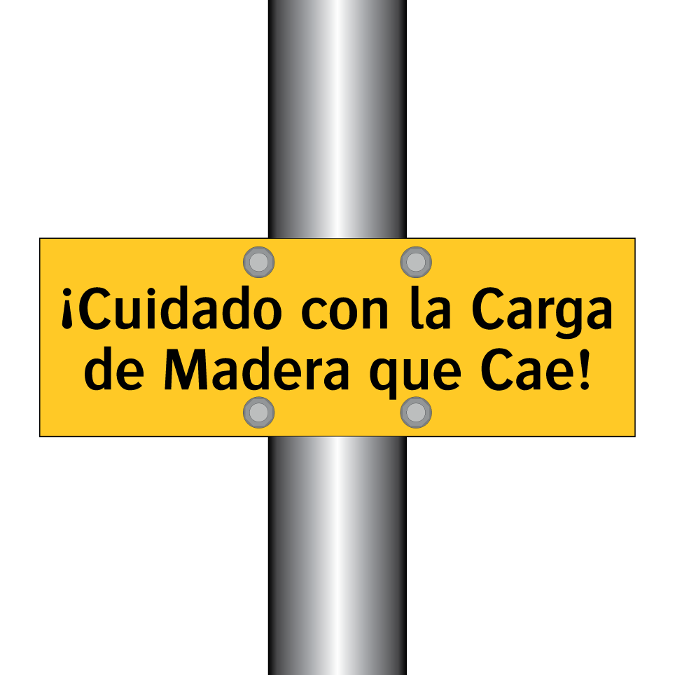 ¡Cuidado con la Carga de Madera que Cae!