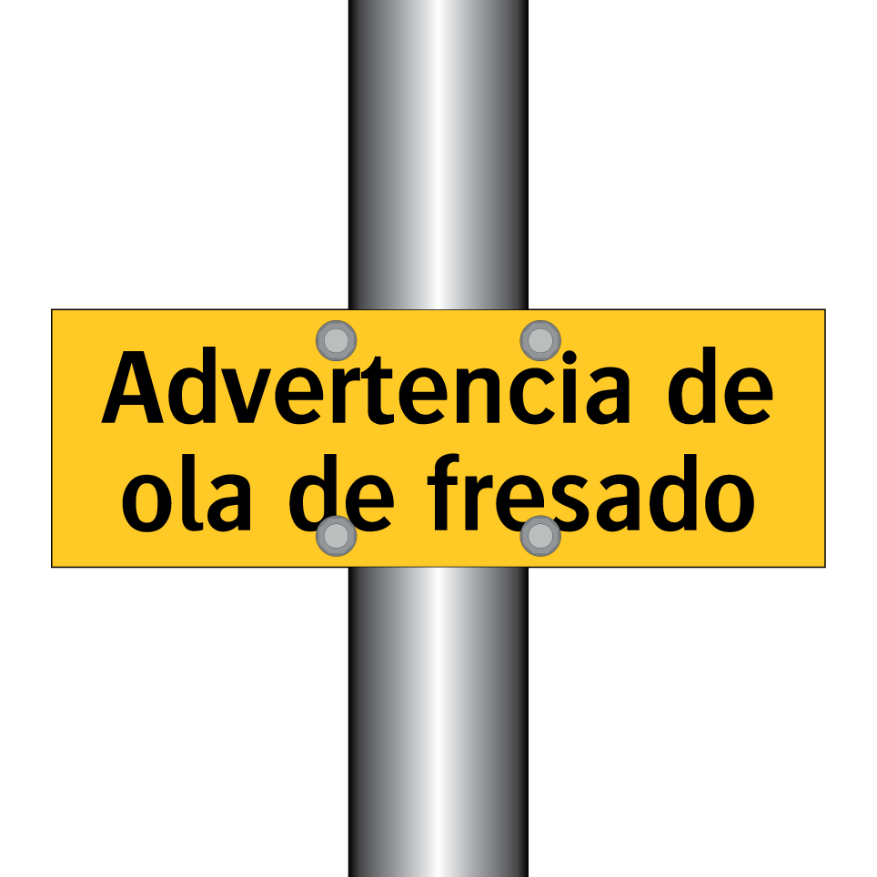 Advertencia de ola de fresado
