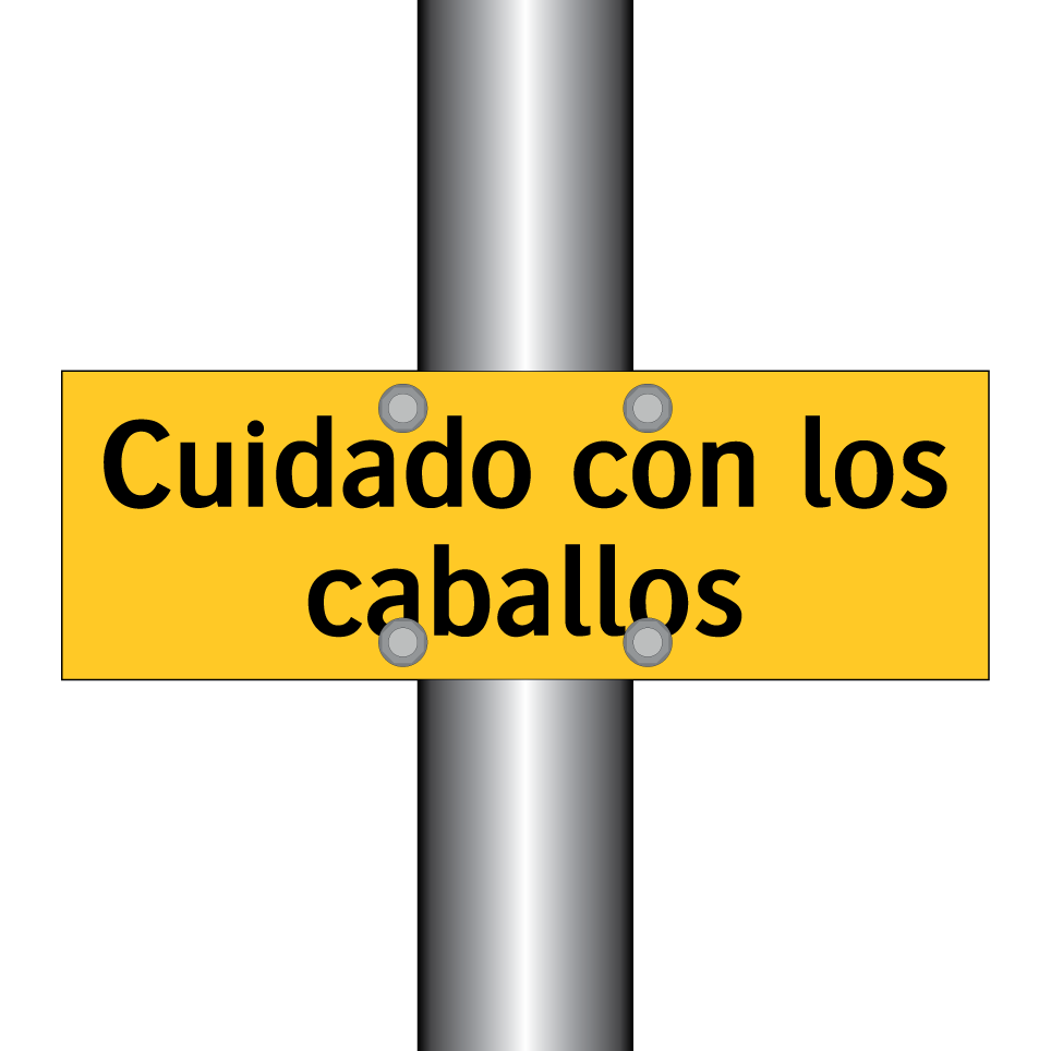 Cuidado con los caballos