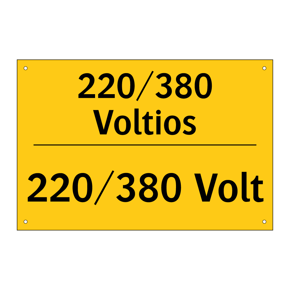 220/380 Voltios - 220/380 Volt