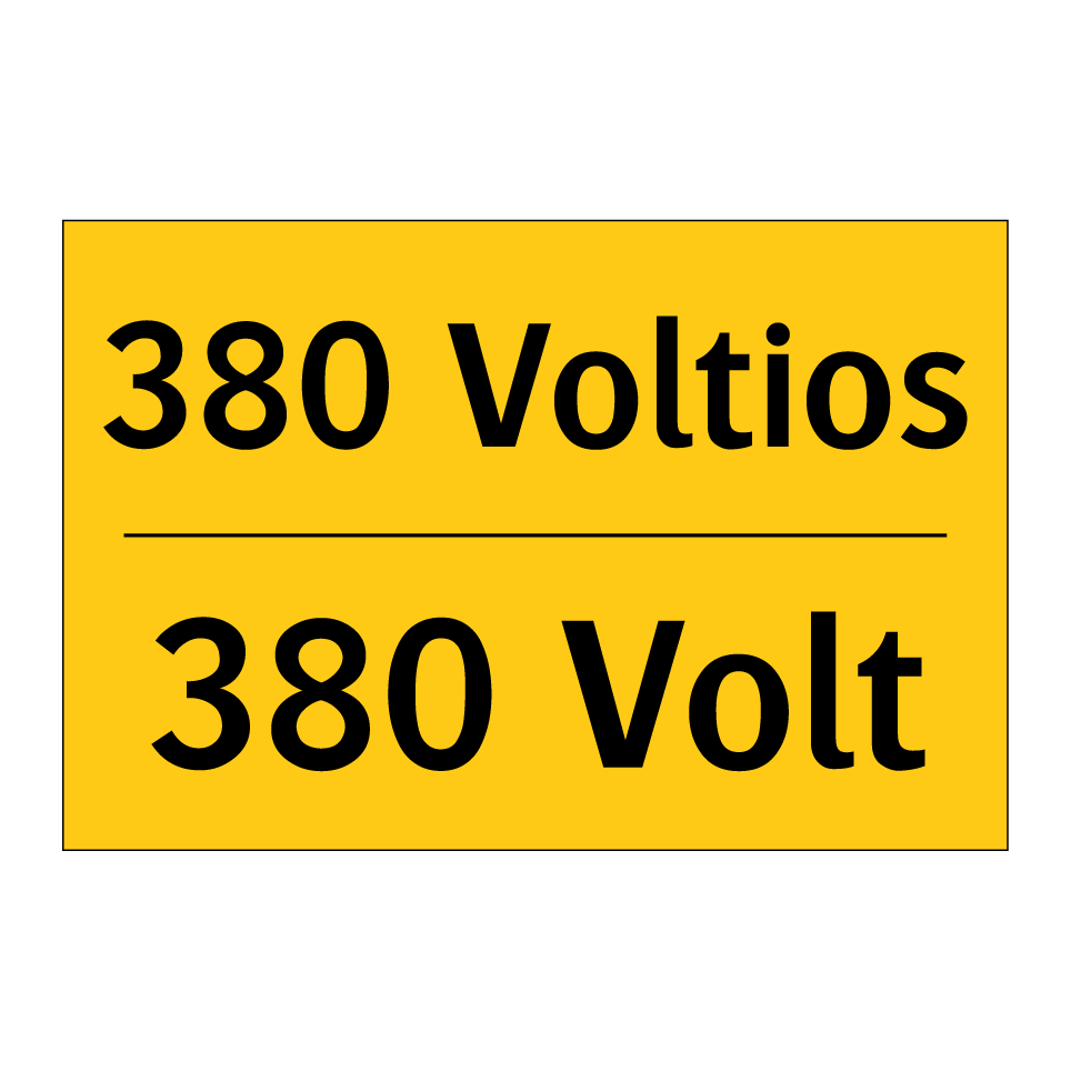 380 Voltios - 380 Volt