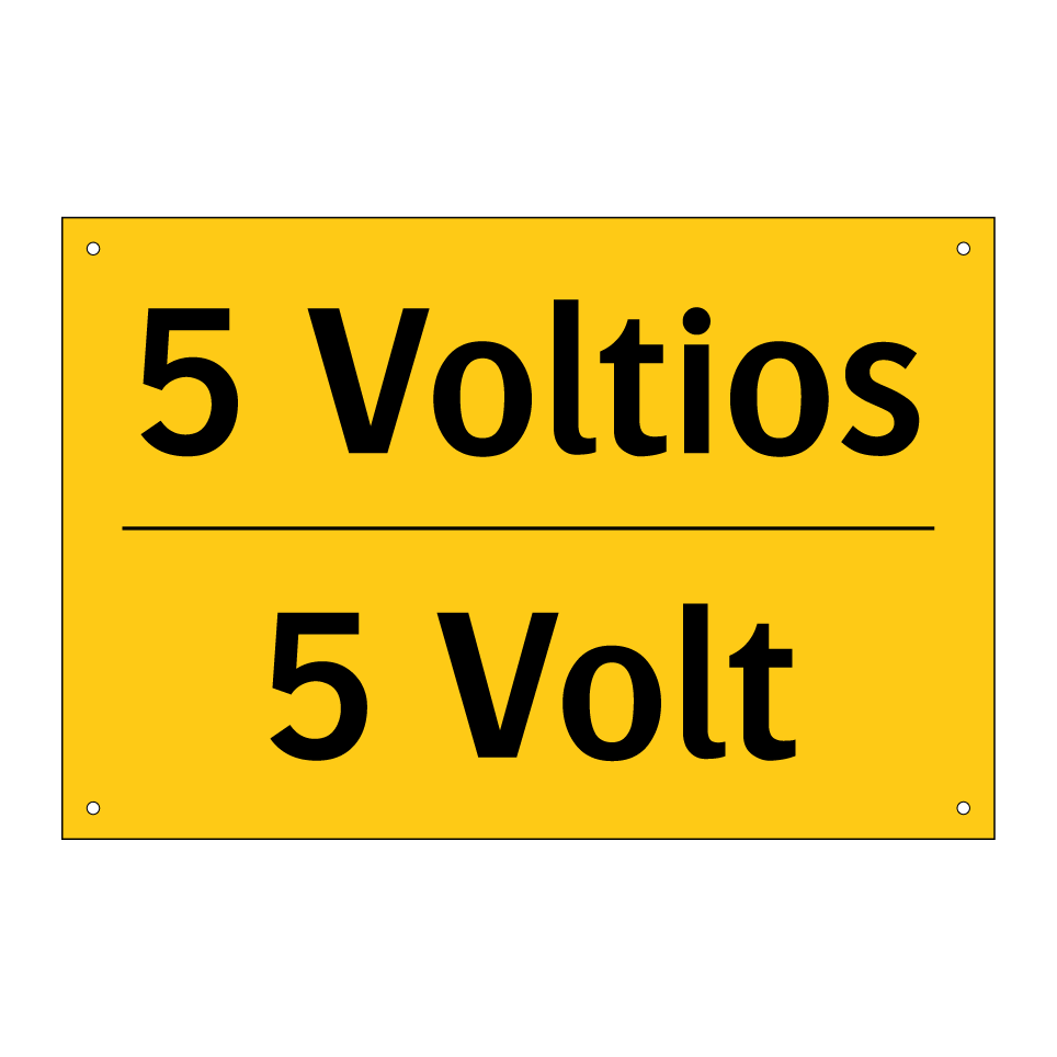 5 Voltios - 5 Volt