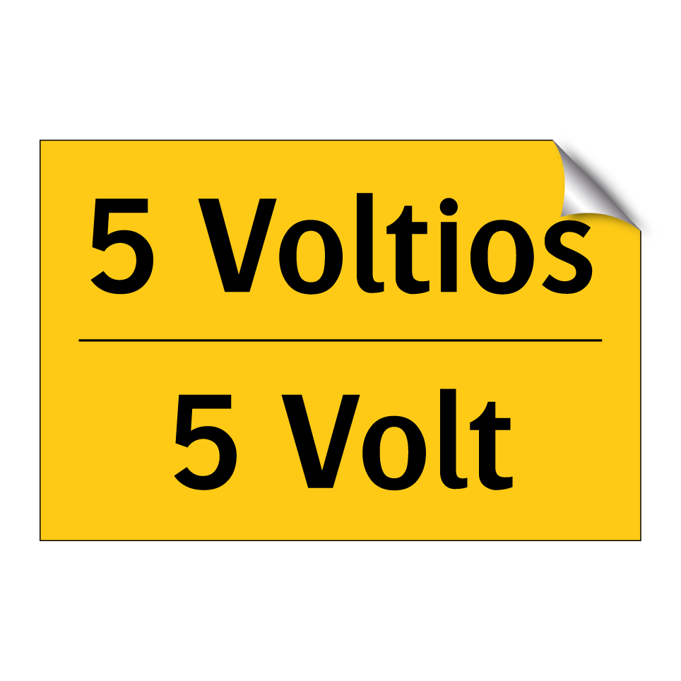 5 Voltios - 5 Volt